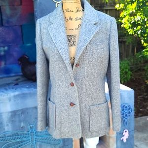 Vintage Victor Joris for Riva sz 12 classic gray wool blazer. Gently worn cond